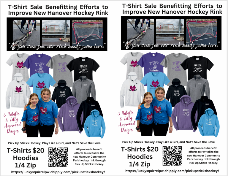 Hockey Dek T-Shirt Fundraiser Sale Flyer