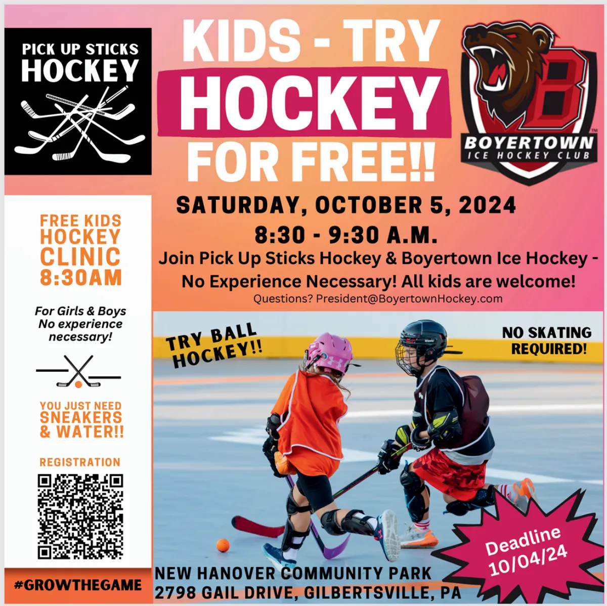 Kids Try Hockey Free Event Post