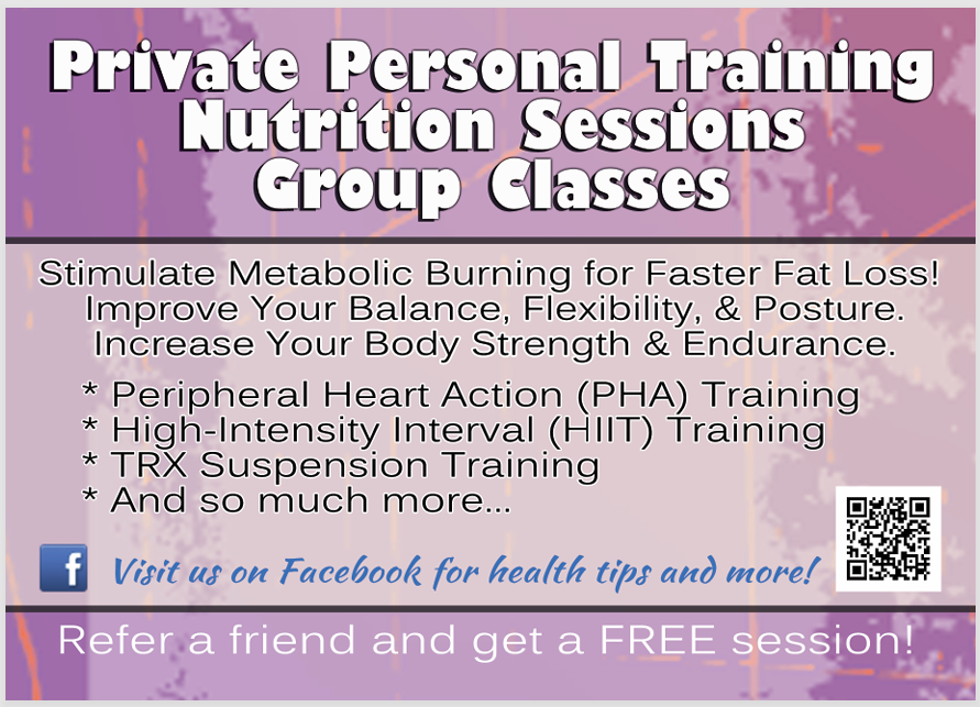 UPL Fitness Studio Postcard Back