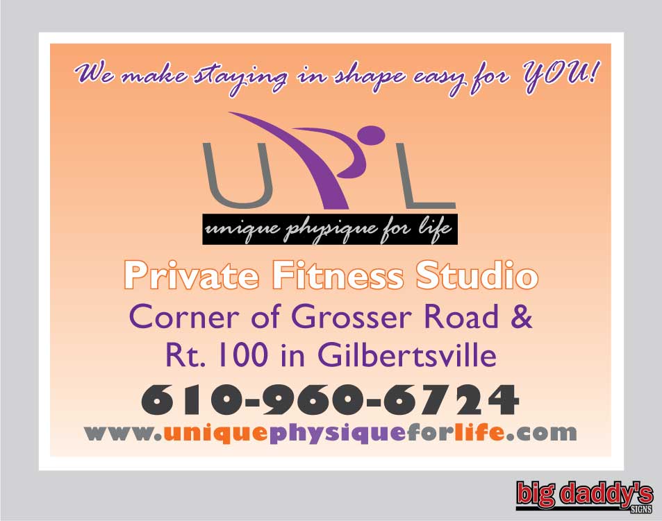 Yard Signs for UPL Fitness Studio