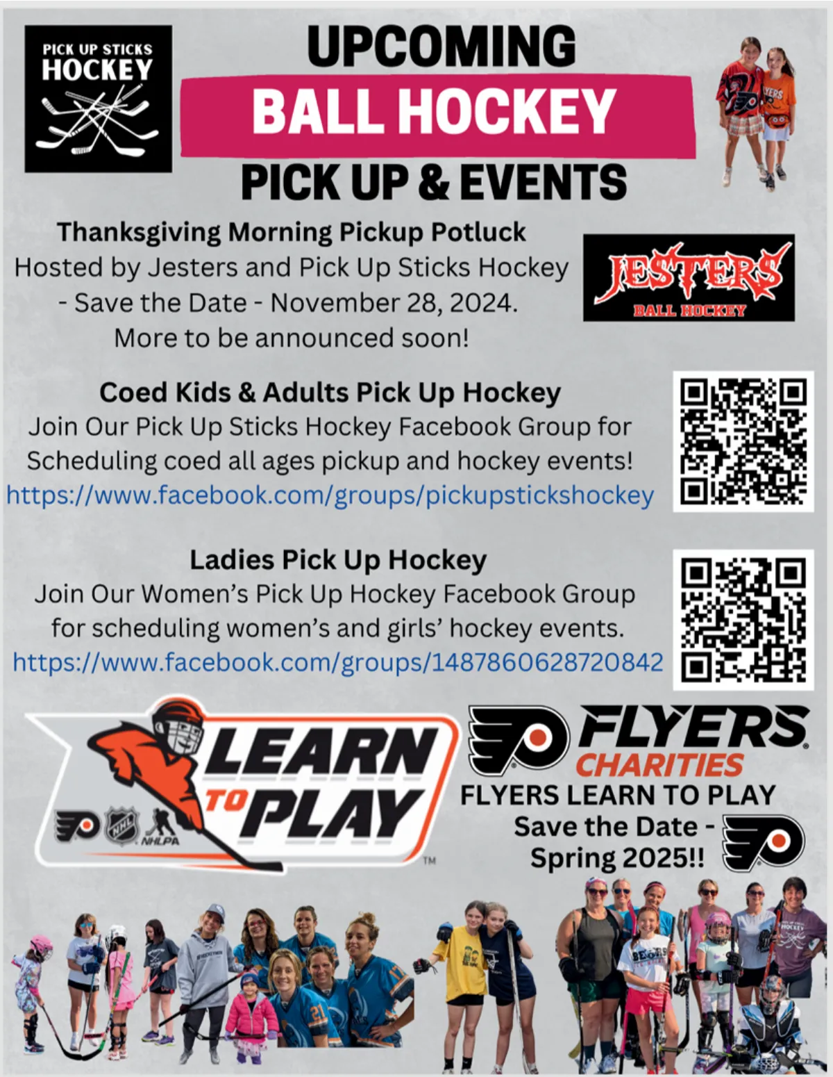 Upcoming Hockey Events Flyer